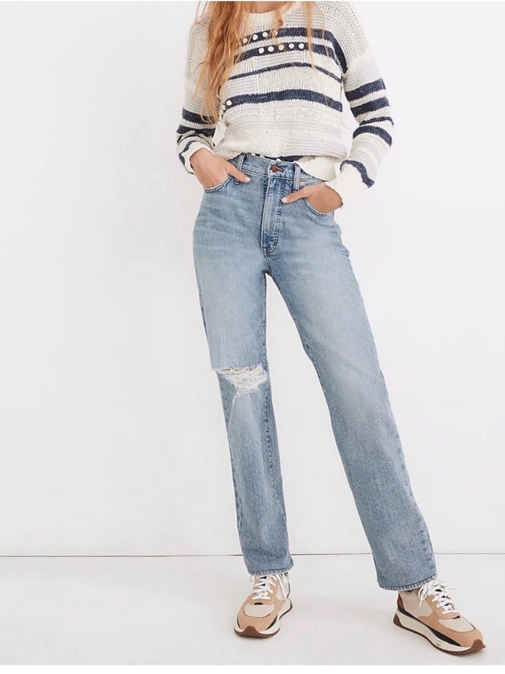 Madewell Perfect Vintage Straight Jean Reinhart Wash Size 25P